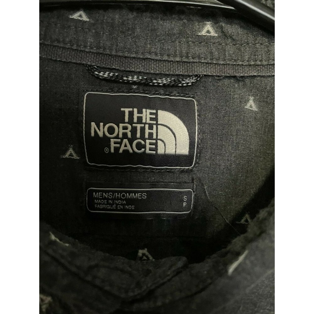 The North Face Shirt Short Sleeve Gray Geometric Outdoor Hiking Small - Picture 3 of 8